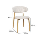 Legacy Furniture Jozefo Chenille Dining Chairs