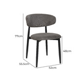 Legacy Furniture Jozefo Chenille Dining Chairs
