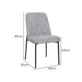 Legacy Furniture Paulus Chenille Dining Chairs