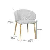 Legacy Furniture Raith Chenille Dining Chairs