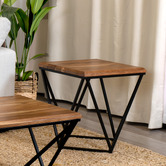 Legacy Furniture Jensen Acacia Wood Side Table