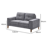 Legacy Furniture Gabriel 5 Seater Upholstered Lounge Set