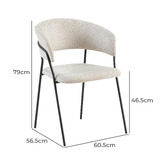 Legacy Furniture 4 Seater Dorian Round Dining Table &amp; Chair Set