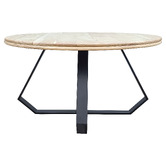 Legacy Furniture Jennifer Round Acacia Wood Coffee Table