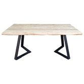 Legacy Furniture Jennifer Rectangular Acacia Wood Coffee Table