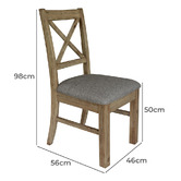 Legacy Furniture Elin Acacia Wood Dining Chairs