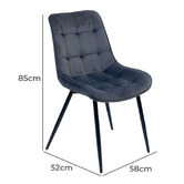Legacy Furniture Larissa Velvet Dining Chairs