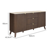 Legacy Furniture Meredith 3 Drawer Buffet