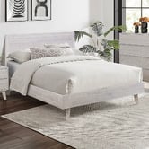 Legacy Furniture Brushed White Adena Bed Frame