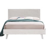 Legacy Furniture Brushed White Adena Bed Frame