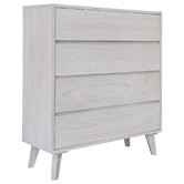 Legacy Furniture Brushed White Adena 4 Drawer Chest