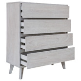 Legacy Furniture Brushed White Adena 4 Drawer Chest