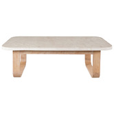 Legacy Furniture Arian Eucalyptus Wood Outdoor Coffee Table