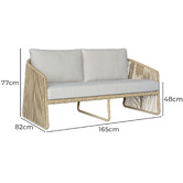 Legacy Furniture 3 Seater Avery Outdoor Sofa