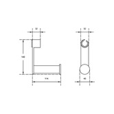 Linkware Linkcare Stainless Steel Toilet Roll Holder