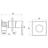 Linkware The Gabe Leva Wall Mixer