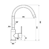 Linkware Loui Kitchen Sink Mixer