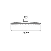 Linkware Loui 260mm Shower Head