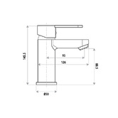 Linkware Loui Basin Mixer Tap