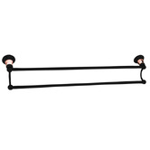 Linkware Noosa 750mm Brass Double Towel Rail
