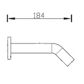 Linkware Intelligent 180mm Brass Spout With Sensor Mixer Tap