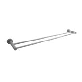 Linkware Elle 750mm Brushed Stainless Steel Double Towel Rail