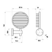 Linkware Elle Stainless Steel Soap Basket