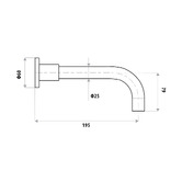 Linkware Elle Bath Spout