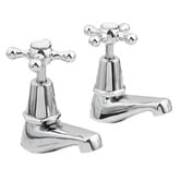 Linkware 2 Piece Noosa Brass Pillar Tap Set