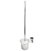 Linkware 2 Piece Noosa Brass Toilet Pan Brush &amp; Stand Set