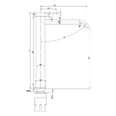Linkware Elle 316 Stainless Steel Tall Basin Mixer