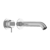 Linkware Elle 316 Stainless Steel Bath/Basin Wall Mixer Set