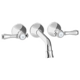 Linkware Augustine 200mm Bath/Basin Wall Tap Set