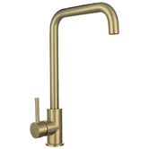Linkware Elle Project Square Gooseneck Swivel Kitchen Sink Mixer
