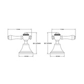 Linkware Augustine Lever Wall Top Assemblies