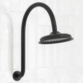 Linkware Augustine 220mm Gooseneck Shower Arm &amp; Head