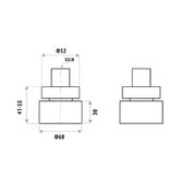 Linkware Loui Round Wall Top Assemblies