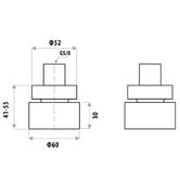 Linkware Loui Round Wall Top Assemblies