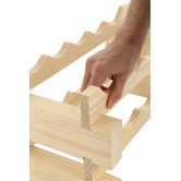 Grafton Home Goods 72 Bottle Wood Wine Rack