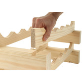 Grafton Home Goods 72 Bottle Wood Wine Rack