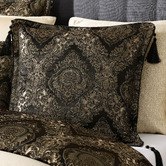 DaVinci Monarch Yarn-Dyed Lurex Jacquard European Pillow Sham