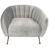 By Designs Asha Velvet Accent Chair
