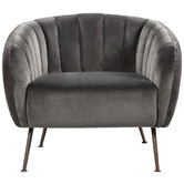 By Designs Asha Velvet Accent Chair