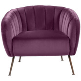 By Designs Asha Velvet Accent Chair