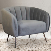 By Designs Asha Velvet Accent Chair