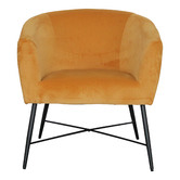 By Designs Shaylah Velvet Accent Chair