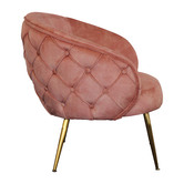 By Designs Kiora Button Tufted Accent Chair