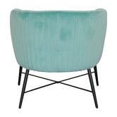 By Designs Shaylah Velvet Accent Chair