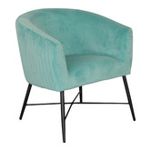 By Designs Shaylah Velvet Accent Chair
