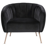 By Designs Asha Velvet Accent Chair